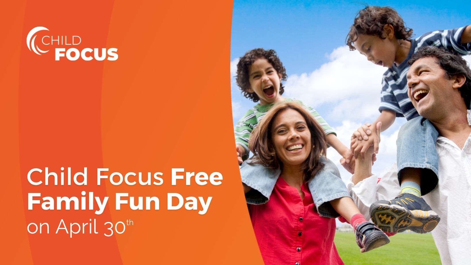 Child Focus Free Family Fun Day on April 30 